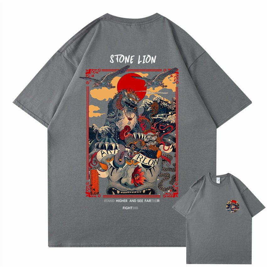 "Standing Strong" Graphic Unisex Streetwear Vintage Women Men Y2K T-Shirt