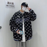 retro baseball bomber, daily drip outerwear, casual outfit