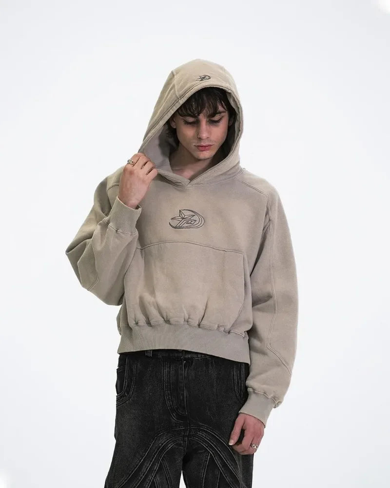 American Gothic Punk Harajuku Retro Oversized Hoodie Women Y2K Fashion