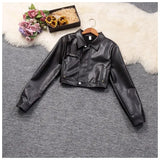 Retro hot girl camisole irregular big swing skirt short leather jacket coffee color set two piece sets womens outifits dress