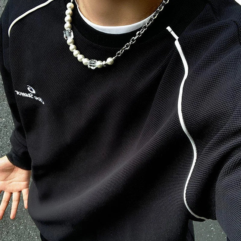 2025 Spring Autumn Sweatshirt Men Women Streetwear Fashion Loose Casua