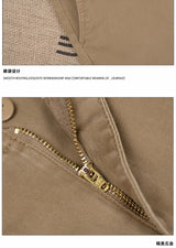men american retro handsome loose casual business pure cotton pants japanese amikaji fashion straight cargo pant trouser unique cargo style 2516