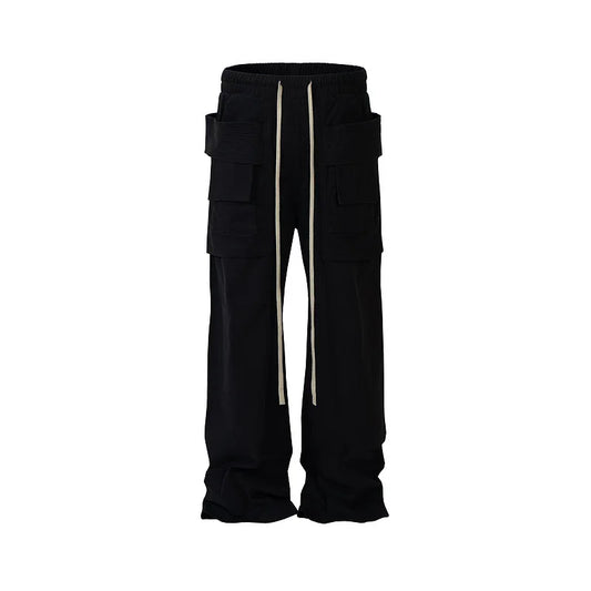 new men 2024 rick tactical paratrooper cargo comfortable cotton parkour sweat casual pants sweatpants no tag a4 casual joggers