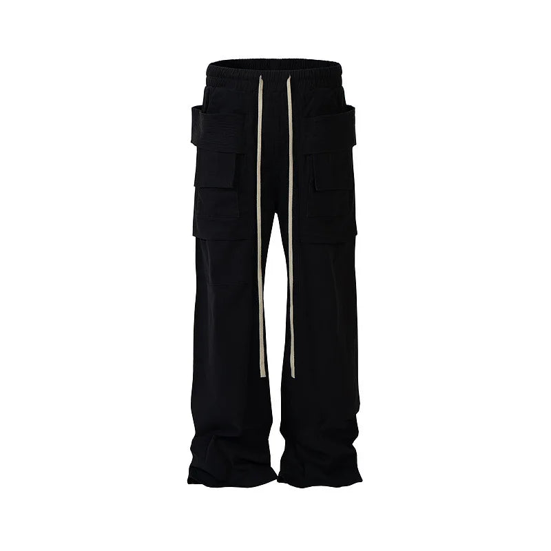 new men 2024 rick tactical paratrooper cargo comfortable cotton parkour sweat casual pants sweatpants no tag a4 casual joggers