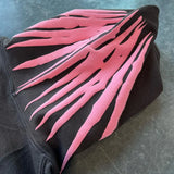 y2k long sleeved pullover hoodie sweatshirt jacket personalized printed pattern streetwear school outfit hip-hop punk