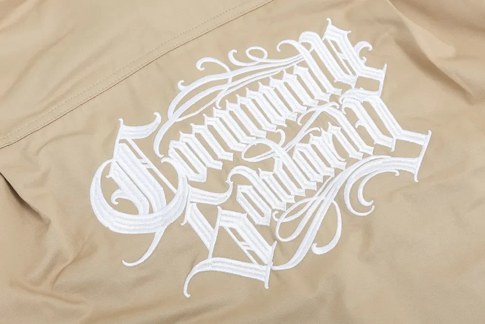 Neck Letter Embroidery Vintage Black Shirts for Men and Women Lapel Streetwear Baggy Camisas Y2k Ropa Hombre Casual Clothing