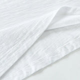 Summer Short Sleeved Men'S Thin Section Casual All Match Loose Cotton Breathable Round Neck Solid Color Bottoming Shirt