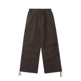 japanese college mens sets rough edge embroidery plaid shirt jackets big pocket retro cargo pants 2 pcs 2024 new casual suits unique cargo style 4453