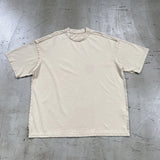 Skatercore Chrome logo – 2024 Summer New Washed Oversized Tshirt Worn Out Retro Distr