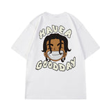 Vaporwave Crying angel – American Street Hip Hop Fashion Print Summer Men And Women L