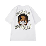 Vaporwave Crying angel – American Street Hip Hop Fashion Print Summer Men And Women L