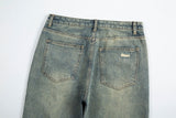 y2k streetwear side zipper buckle baggy pencil jeansfor menwshed hole ripped distressed pantalones hombre loose denim trousers unique jeans style 547