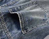 distressed frayed hole washed baggy jeans pants unisex pantalones hombre streetwear y2k straight casual denim trousers oversized unique jeans style 5892