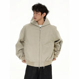 double-layer hoodie, modern streetwear, men's streetwear fashion, trendy oversized fit, urban techwear design, modern hip hop