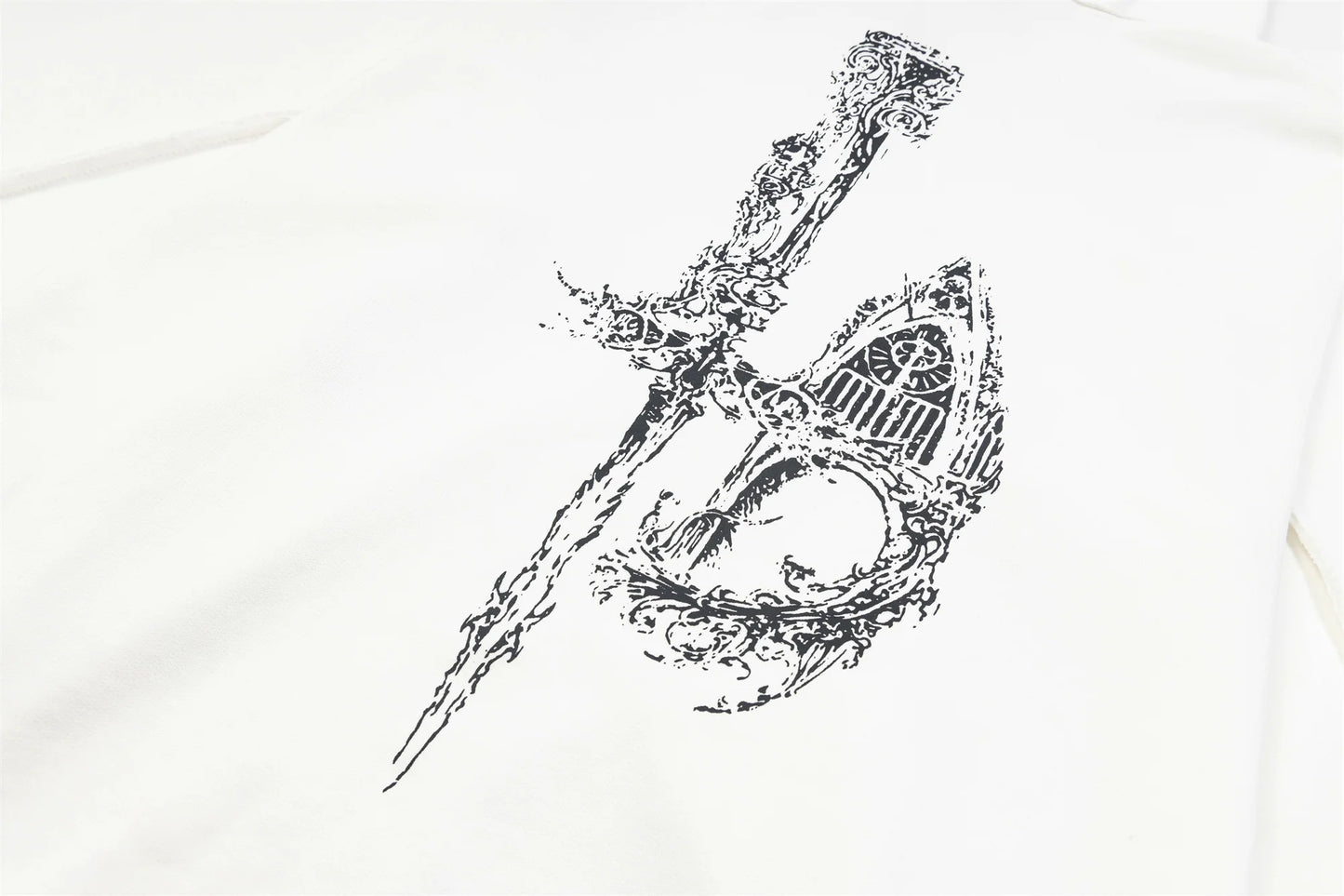 Trapwear Streetwear – 24Ss Thug Club High Street Dragon Print Cotton Casual Oversi – Streetwear Fashion for Men & Women