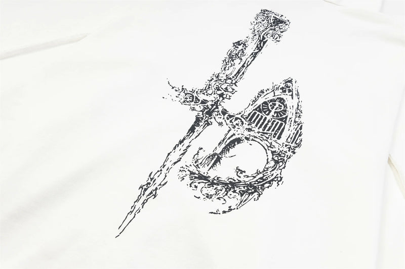 Trapwear Streetwear – 24Ss Thug Club High Street Dragon Print Cotton Casual Oversi – Streetwear Fashion for Men & Women