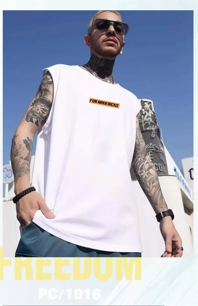 Anime Graphic tee – 2024 Hip Hop Bear Printed Tank Top Men Summer Retro Basketball