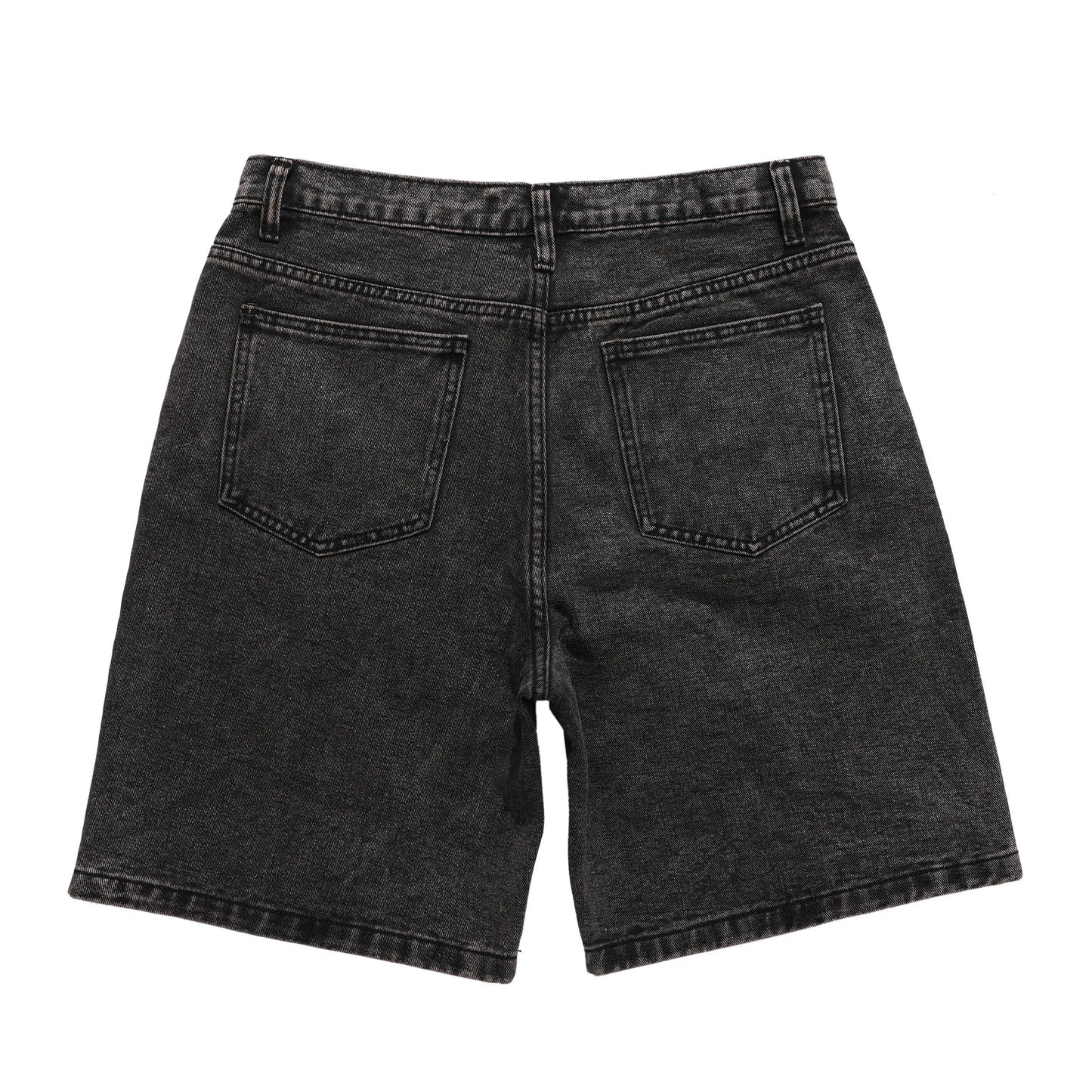 hip hop loose denim shorts pants fashion patchwork stars half pant men summer casual zipper streetwear short joggers men shorts unique joggers style 2826