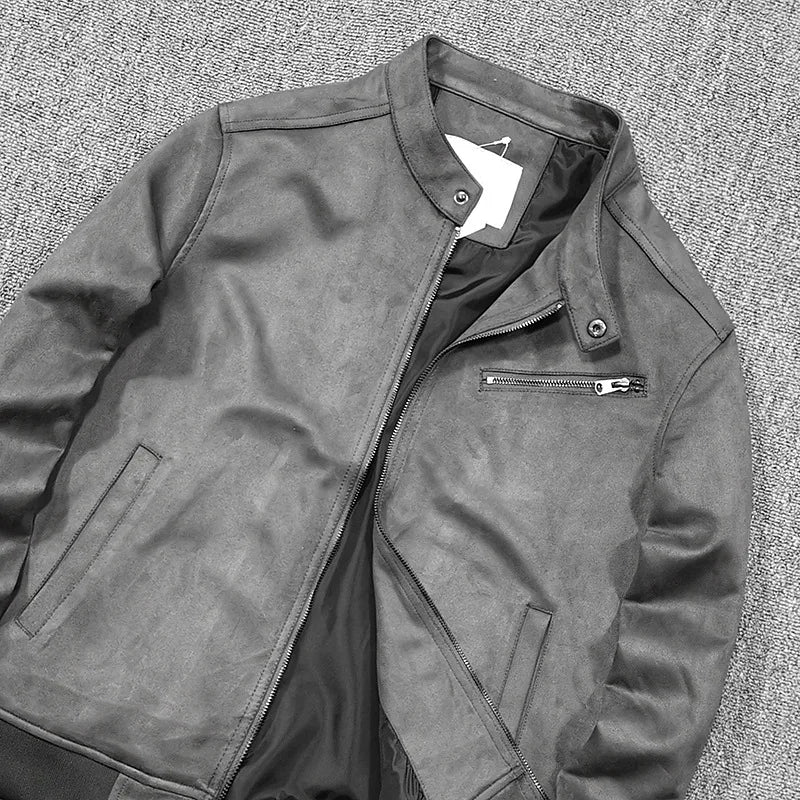 leather panel jacket, streetwear for men, men's streetwear fashion, oversized urban jacket, high quality cold-weather coat