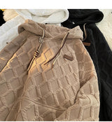 2024 New Mens Hoodie Fashion Korean Casual Loose Hooded Shirt Large Si