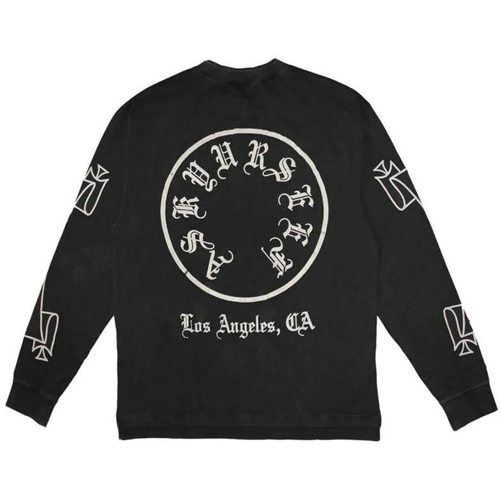 2023 Fashion Brand American Streetwear Retro Wash Plus Size Mens Loose