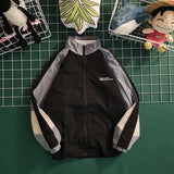 panel varsity outerwear, 2025 trend, for men, fall streetwear outfit, oversized style, layered fashion, modern aesthetic, graphic detail