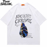 Gothic Oversized shirt – 2023 Men Hip Hop Streetwear T Shirt Harajuku Letter Graphic