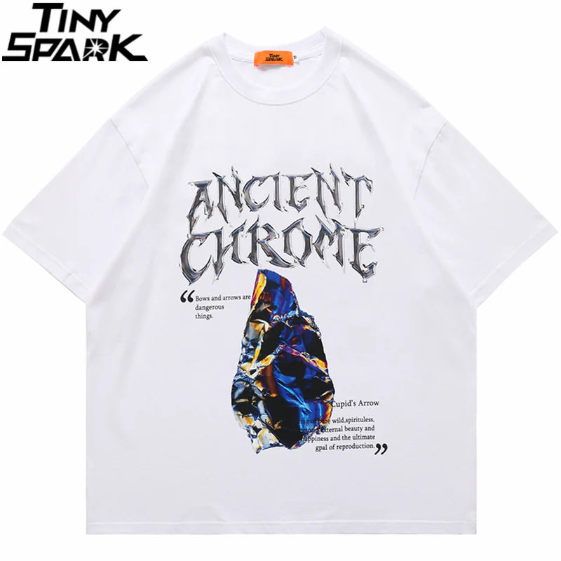 Gothic Oversized shirt – 2023 Men Hip Hop Streetwear T Shirt Harajuku Letter Graphic