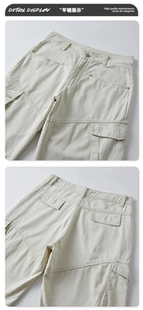 men multi pocket streetwear fashion loose casual plus size cargo pants women pure cotton hip hop y2k pants cityboy trousers unique cargo style 1800