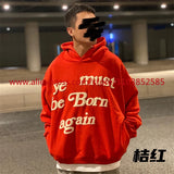 Autumn Winter New 2024 Vintage American Long Sleeved Hoodie Mens Heavy