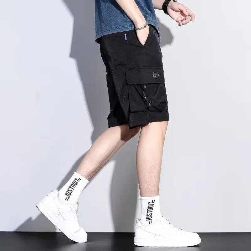 2024 New Summer Cargo Shorts For Men Multi-Pocket Sport Breathable Casual Hip-Hop Streetwear Bermuda Shorts Sweatpants Gym Short