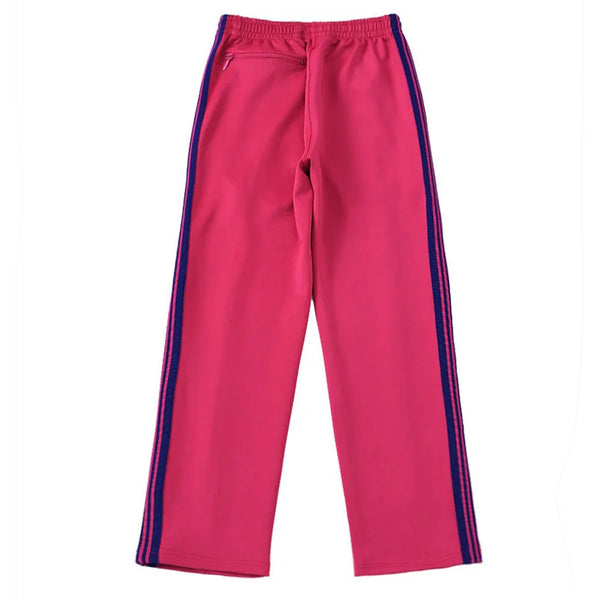 rose red embroidery pants casual men woman loose retro side edge weaving sweatpants trousers straight leg pants streetwear sweatpants