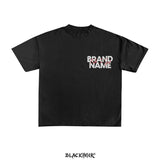 New street letter Print oversized t shirt harajuku men clothing graphic 2023 cotton American gothic high quality goth y2k tops
