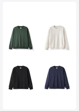 2024 New Autumn And Winter Blue Warm Fleece Fabric Sweatshirt Trendy M