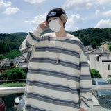 Trapwear Tribal flame – 2023 Spring New Fashion Striped Long Sleeved Comfortable Cas
