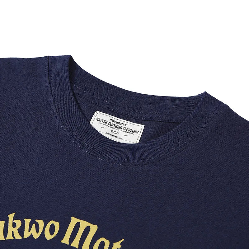 Y2k Oversized shirt – Summer Mens Short Sleeved Retro New 200G Locomotive Letter P