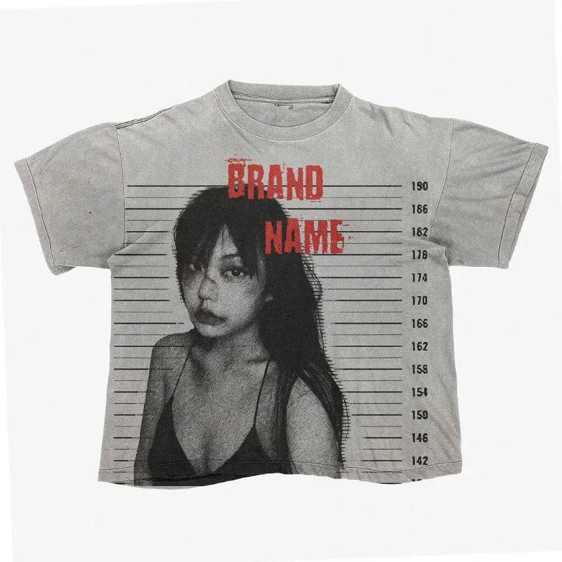 Harajuku Vintage t-shirt – Gothic Punk Harajuku Fashion Clothing Street Retro Anime Pri