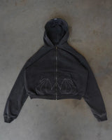 European And American New Dark Style Printed Oversized Hoodie Men Y2K