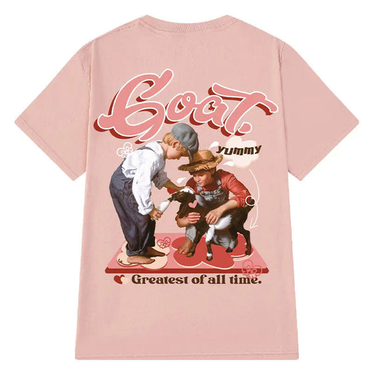 Glitchcore Aesthetic piece – Harajuku Anime Printed Streetwear T Shirt Mens Hip Hop T Shi
