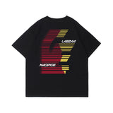 Y2k Chrome print – Summer Creative Letter Printed T Shirts For Men High Street