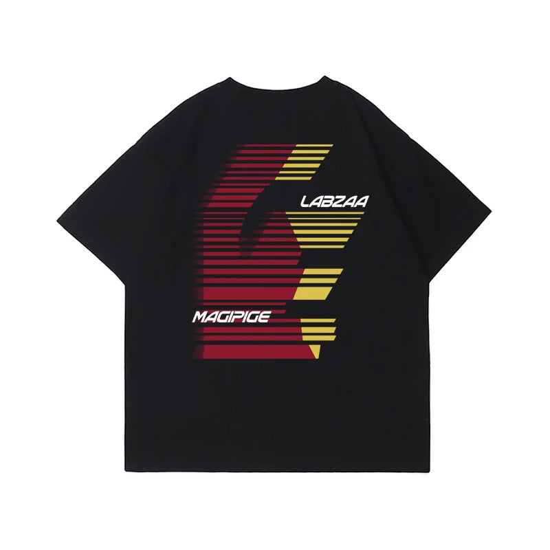 Y2k Chrome print – Summer Creative Letter Printed T Shirts For Men High Street