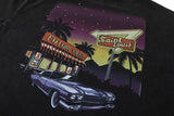 24ss Saint Louis Future Vintage Retro Print High-Street Cotton Short Sleeve Washed Distressed Tops T-Shirt For Summer