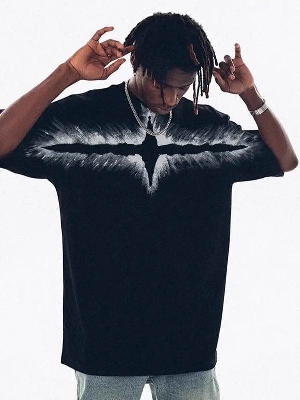 Trapwear Crying angel – American Hip Hop Trend Men And Women Street Personality Prin