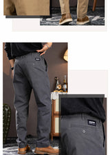 men american retro handsome loose casual business pure cotton pants japanese amikaji fashion straight cargo pant trouser unique cargo style 2508