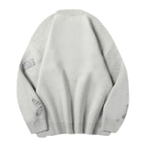 hip hop knitted anime oversized sweater mens ripped sleeve pullover streetwear unisex new casual loose sweaters jumpers knitwear - soft fleece-lined outerwear, gothic aesthetic hoodie for winter, unisex casual winter pullover