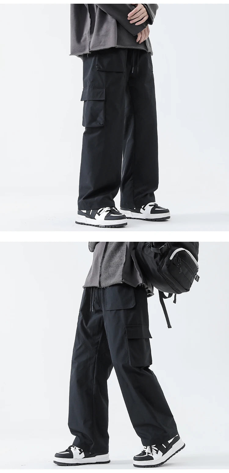 mens black pants hip hop streetwear fashion jogger harem trousers man casual sweatpants male pants big size 5xl unique joggers style 1263