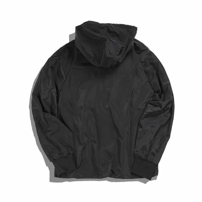 New 2022 Warm Winter Luxury Men Embroidered leopard Zipper Casual Mess Inside Windbreaker With Hoody Trench Jackets Coat #A457