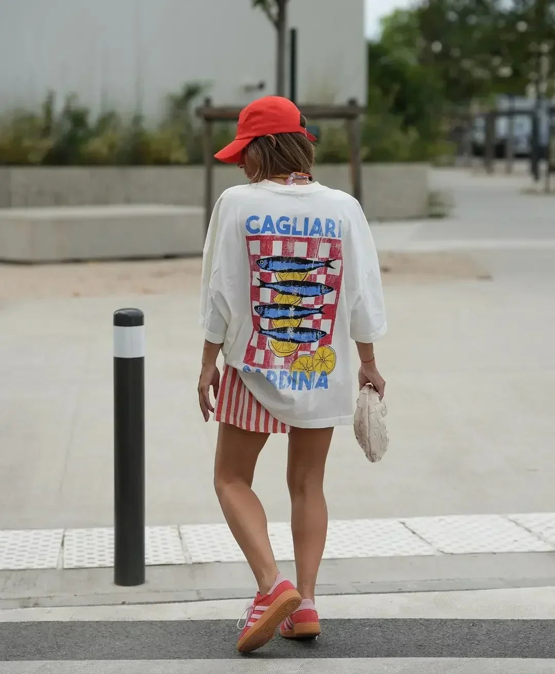 Urban Heat Tee – Graffiti Drip Flame and Retro Crown Print