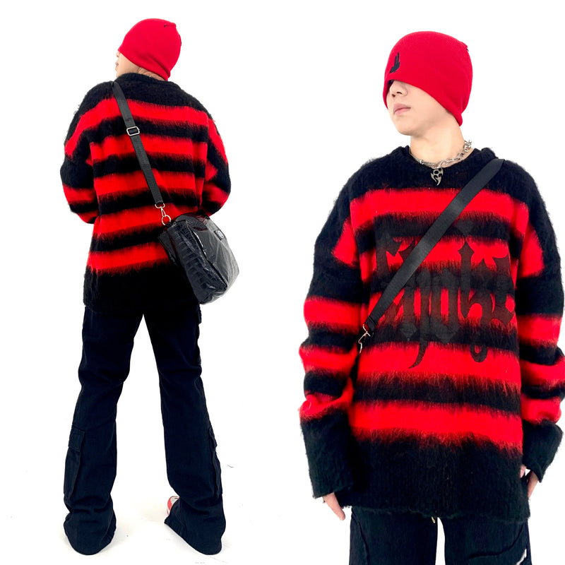 fire graphic sweater, 2025 fashion trend, cozy fashion fit, stylish street outfit, modern aesthetic appeal
