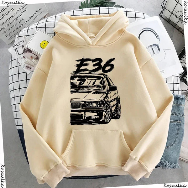 New Original Sweatshirt Harajuku Handsome Car Niche Hoodie Men And Wom